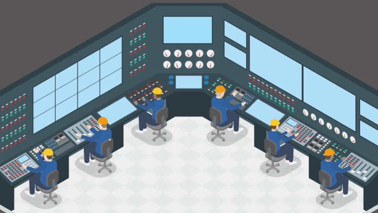 An SCADA system combines software and hardware to automate a variety of industrial processes