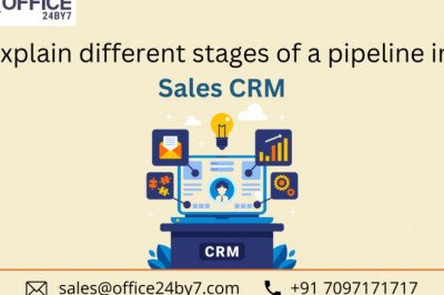 Explain different stages of a pipeline in  Sales CRM