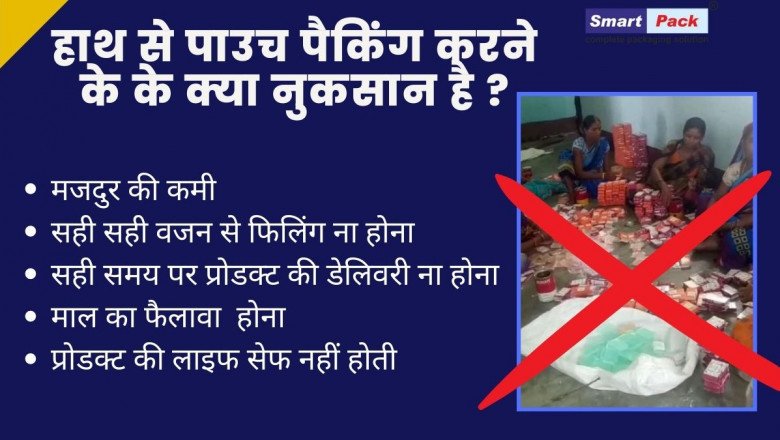मैन्युअल पैकेजिंग से क्या क्या समस्या आती है ?