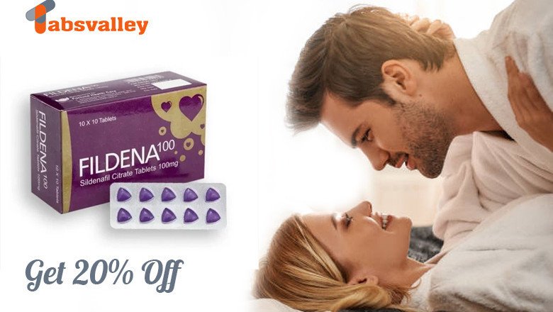 Buy Fildena 100 | Generic Sildenafil + @20% OFF
