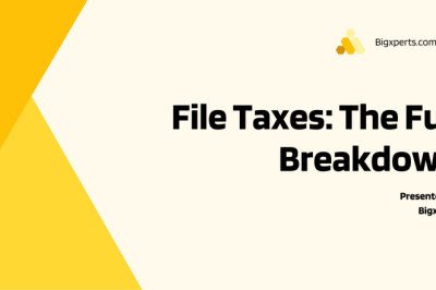 How to File Taxes: The Full Breakdown