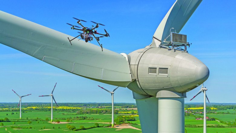 Drones For Wind Turbine Inspection Drones Are Designed To Inspect Both Internal And External Components, Consequently Reducing Downtime.
