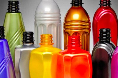 Plastic Bottles, Containers, And Cosmetics Are Made Of Polyester Polyethylene Terephthalate (PET)