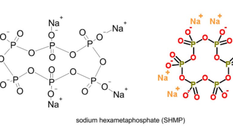 A metal chelating agent made from sodium hexametaphosphate