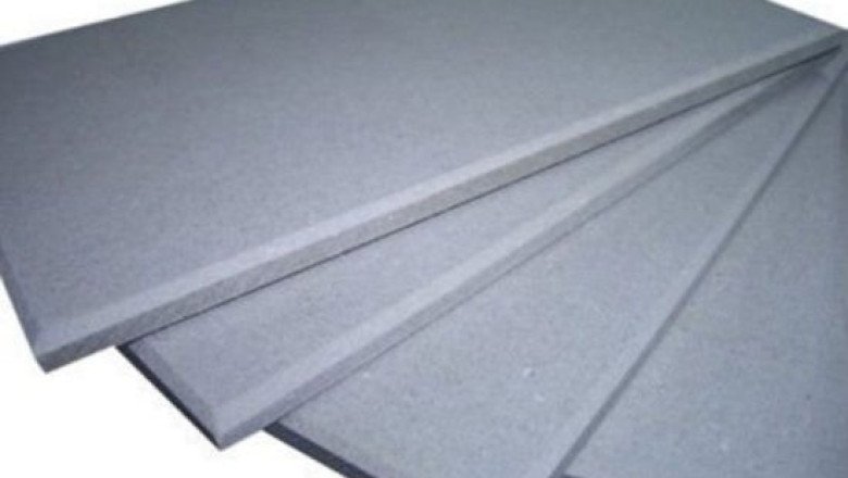 In A Cement Board, Cement And Reinforcing Fibers Are Combined To Form Sheets Of Varying Thickness