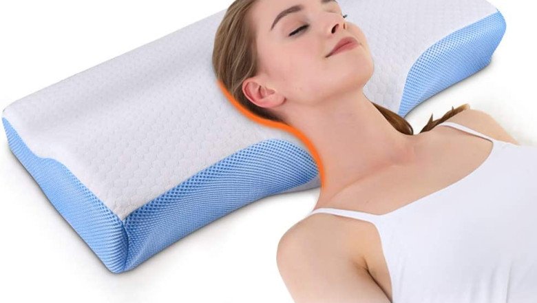When Sleeping, A Cervical Pillow Provides Support For The Head And Neck