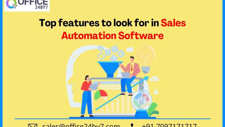 Top features to look for in sales automation software