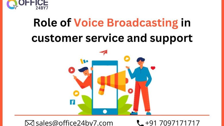 Role of Voice Broadcasting in customer service and support