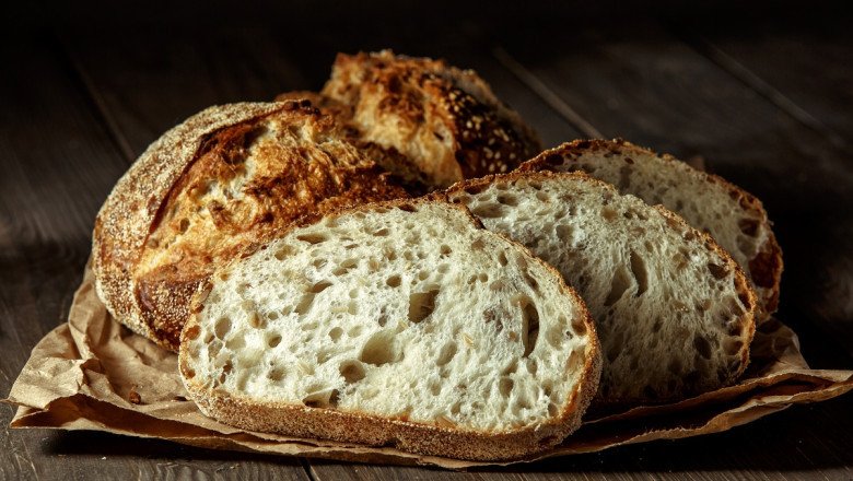 Wild Lactobacillaceae And Yeast Are Added To The Dough During Fermentation To Make Sourdough Bread